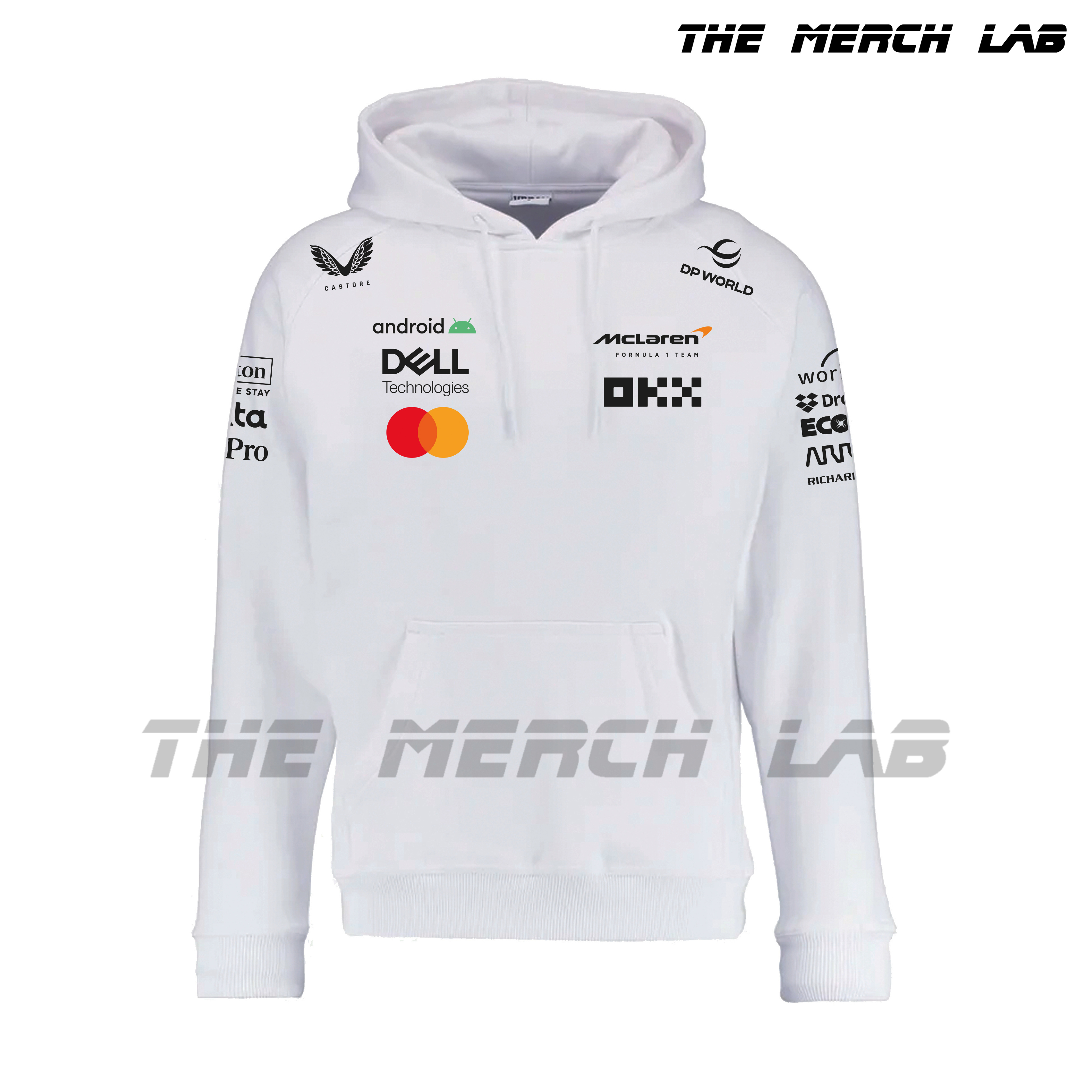 McLaren F1 2025 White Hoodie
