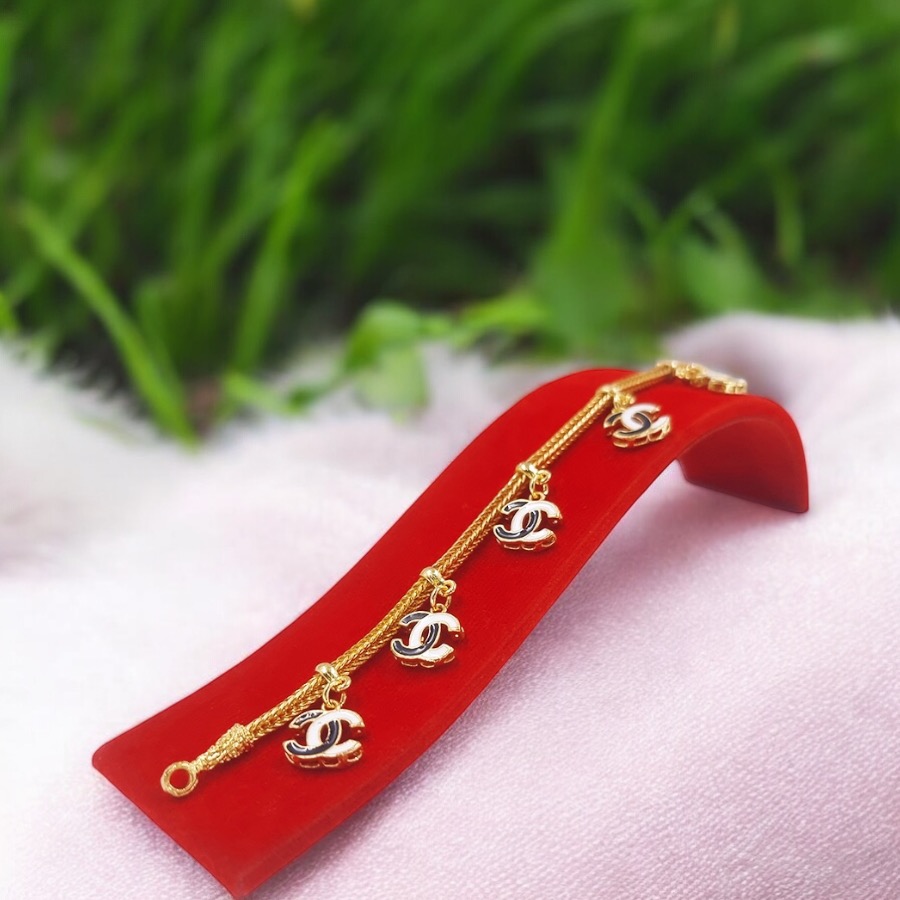 CC Gold Charm Bracelet