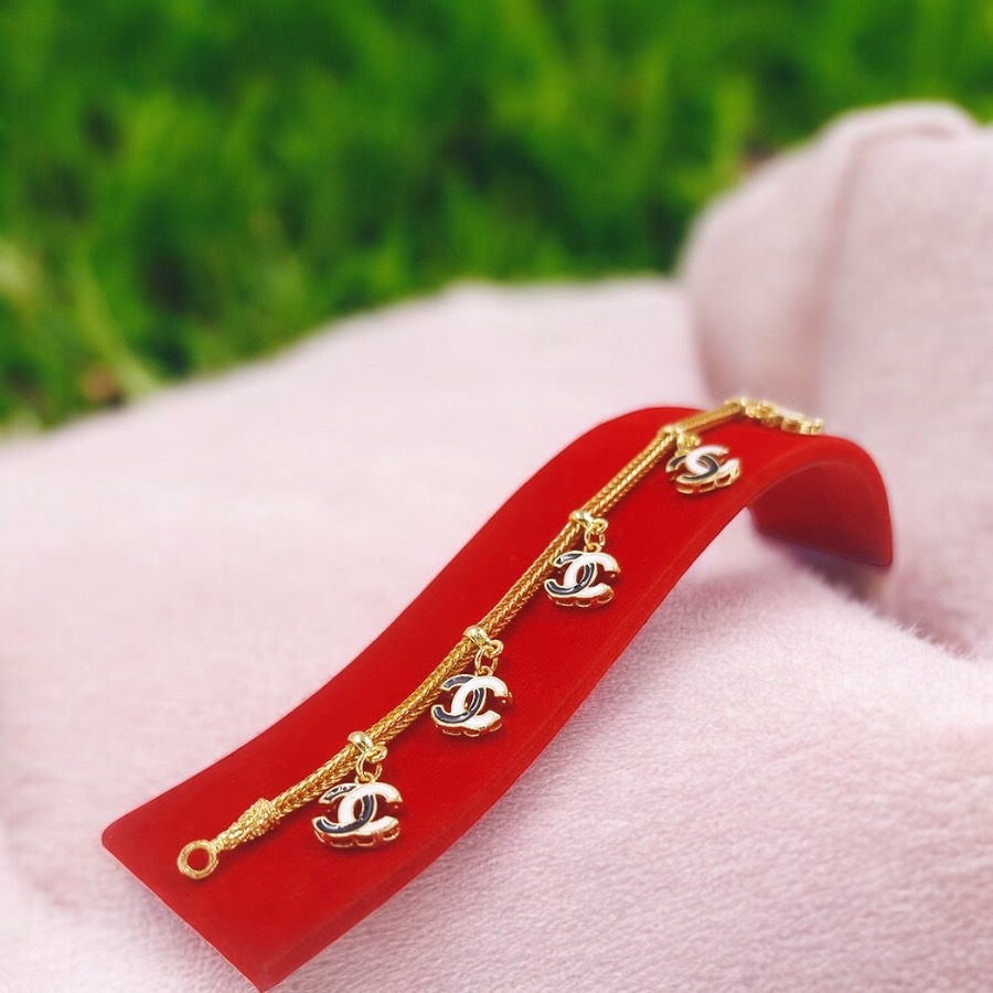 CC Gold Charm Bracelet