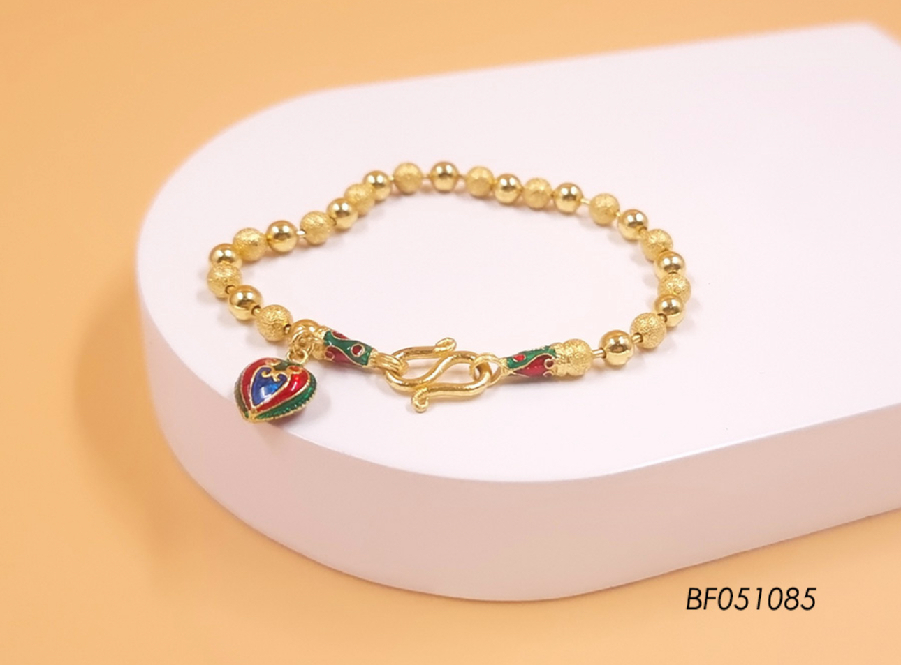 Gold Beaded Bracelet