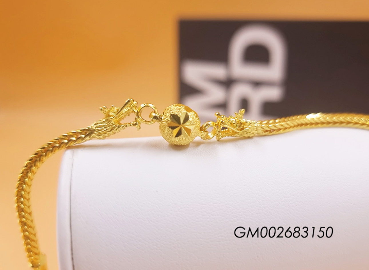 Dragons Holding Glass Lucky Bracelet