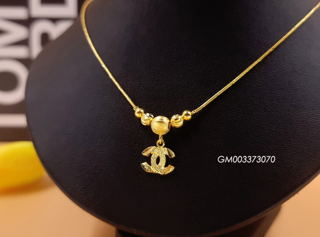Gold Plated Necklace with Pendant