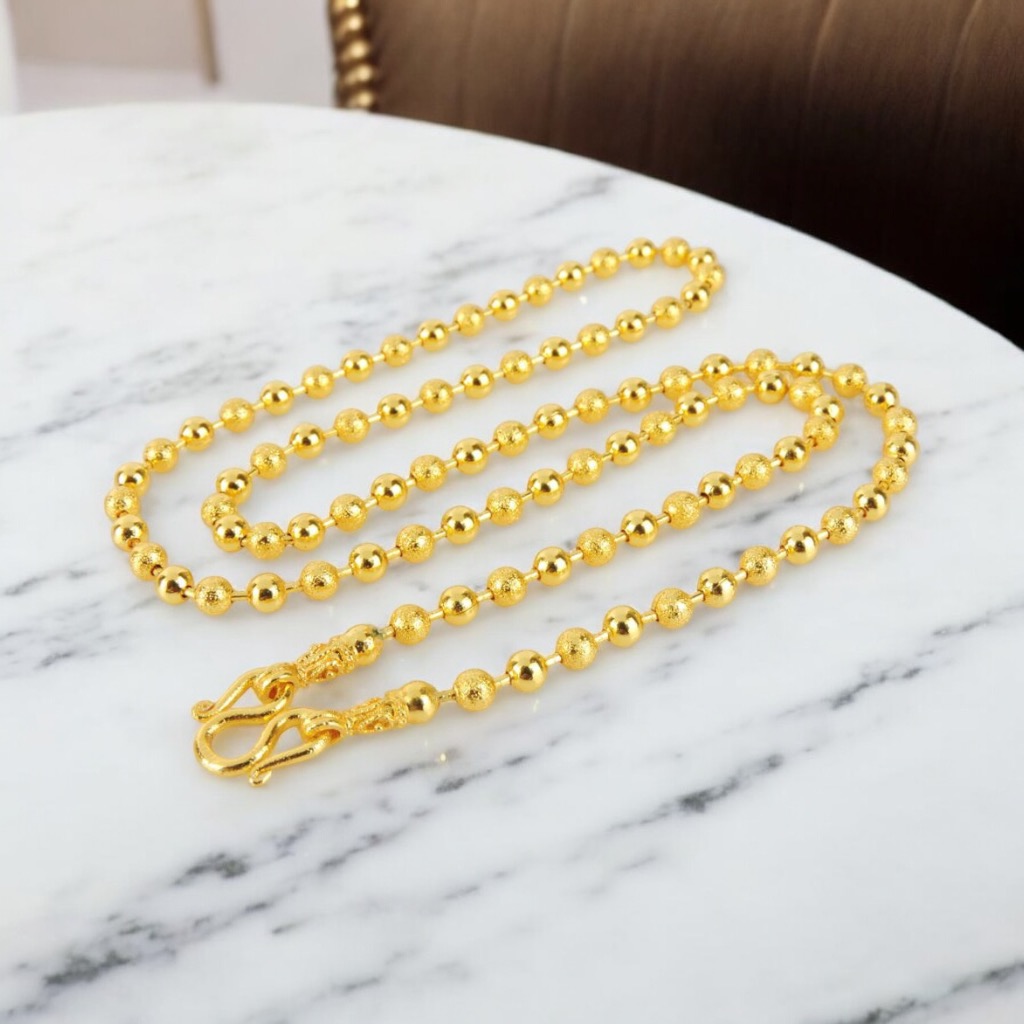 Gold Bead Necklace