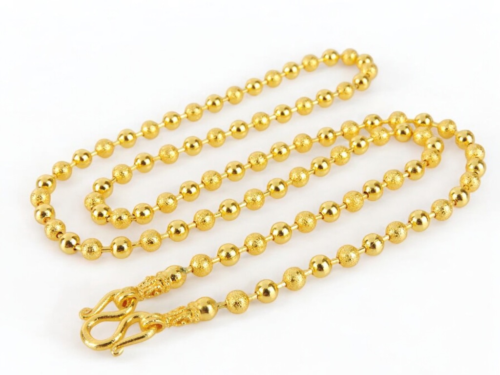 Gold Bead Necklace