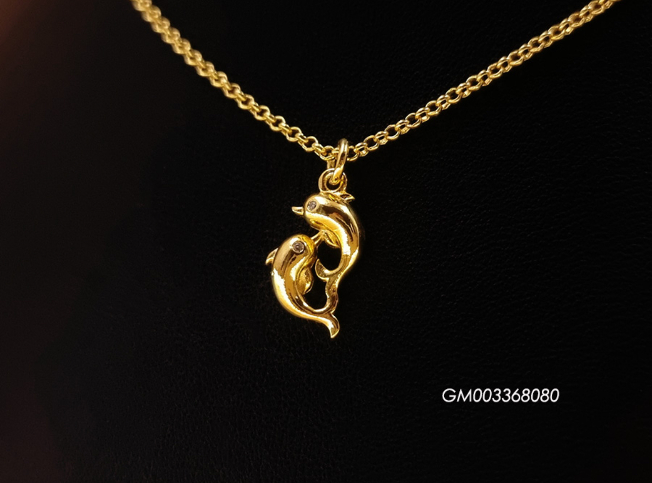 Golden Dolphin Necklace