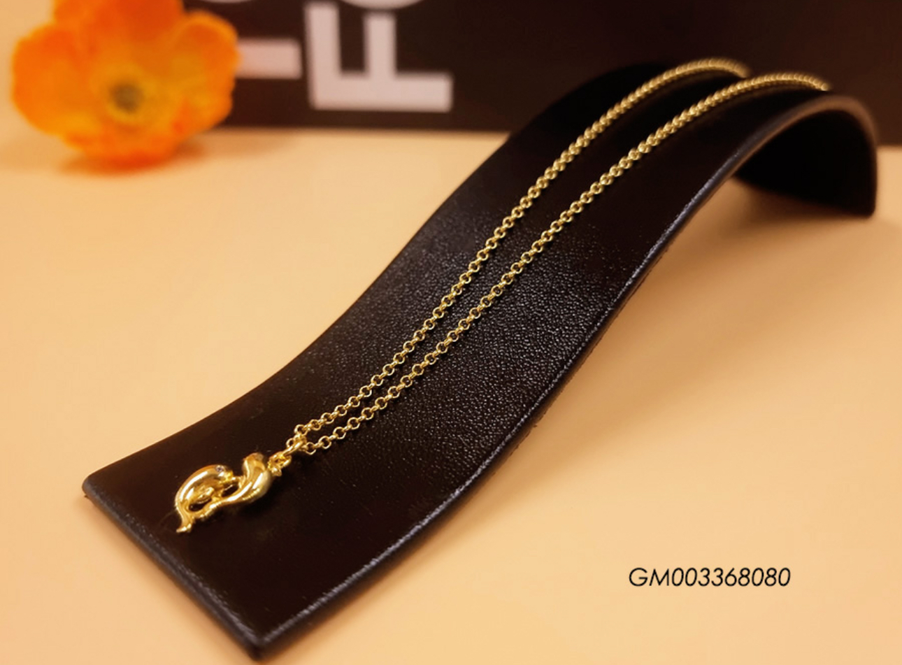 Golden Dolphin Necklace