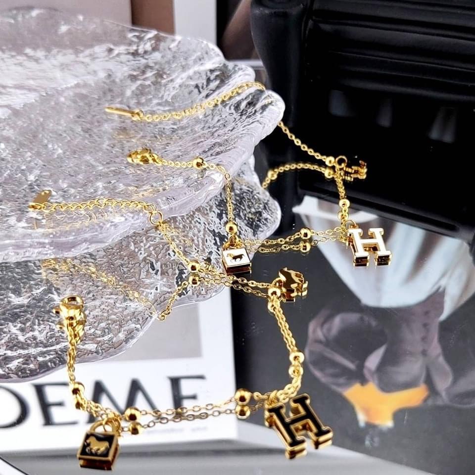 Letter Charm Bracelet