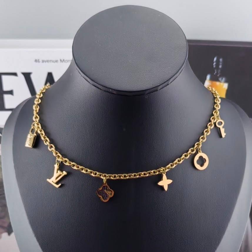Gold Dangling Charm Set