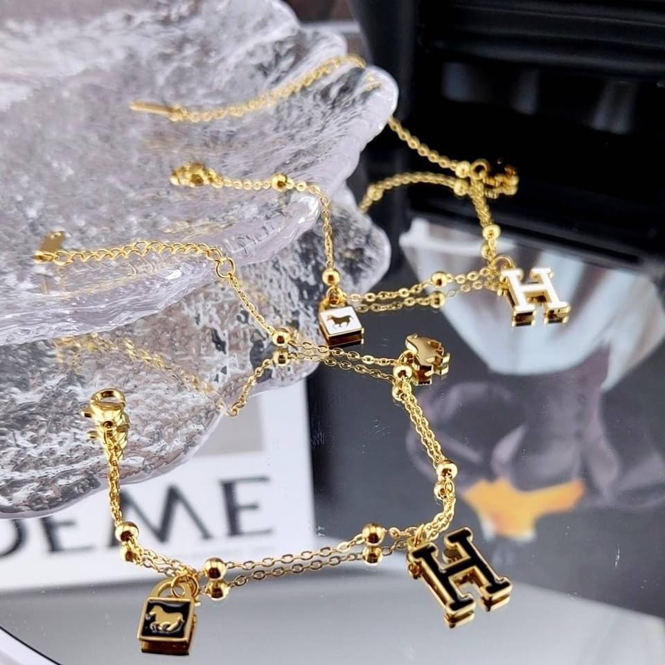Letter Charm Bracelet