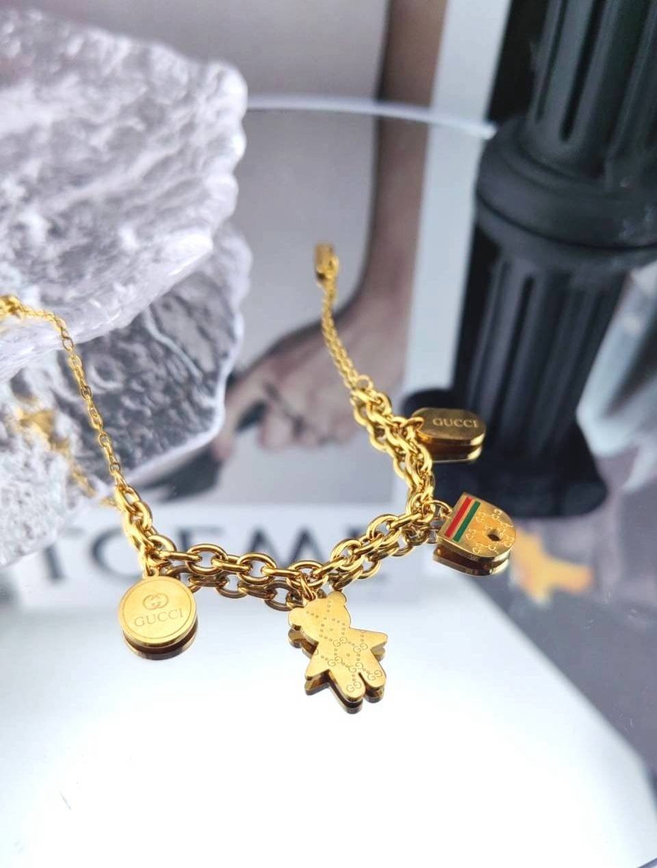Lovely Bear Charm Bracelet