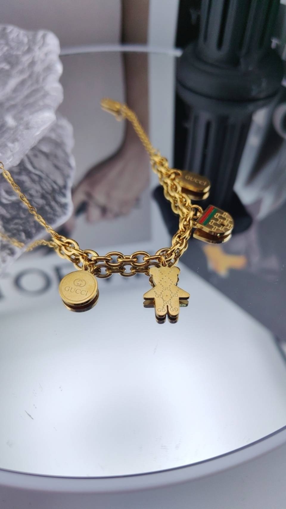 Lovely Bear Charm Bracelet