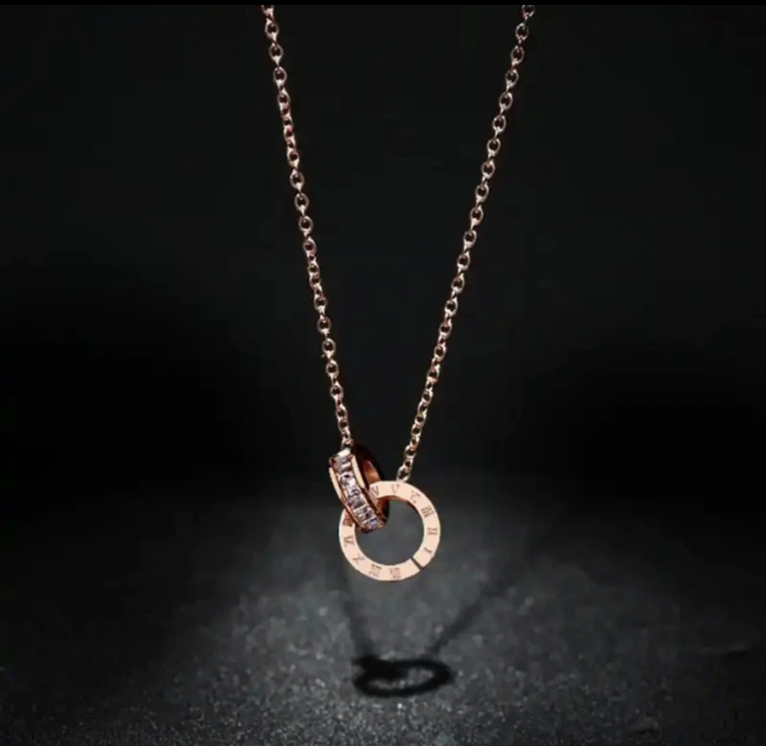 Elegant Roman Numeral Necklace