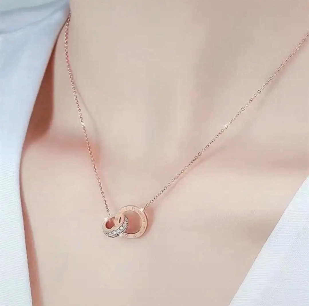 Elegant Roman Numeral Necklace