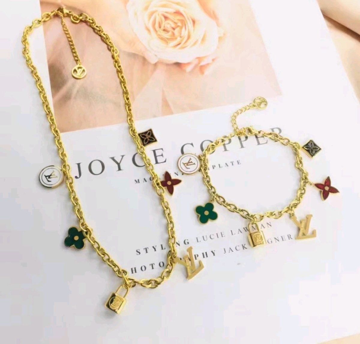 Colourful Charming Pendant Set