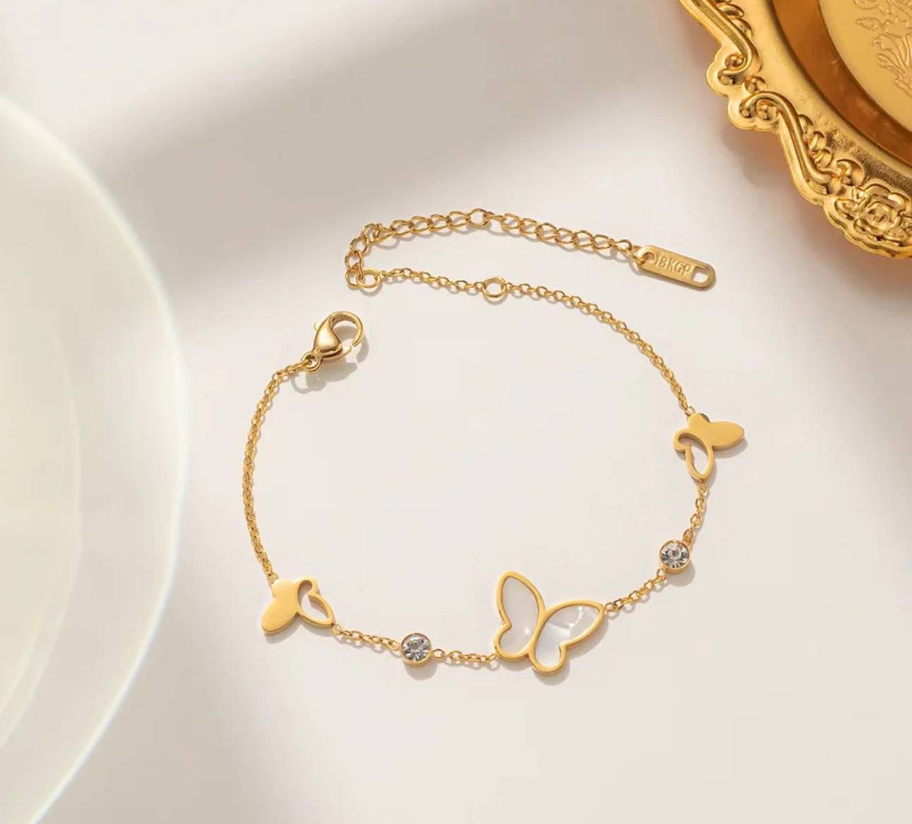 Butterfly Charm Bracelet