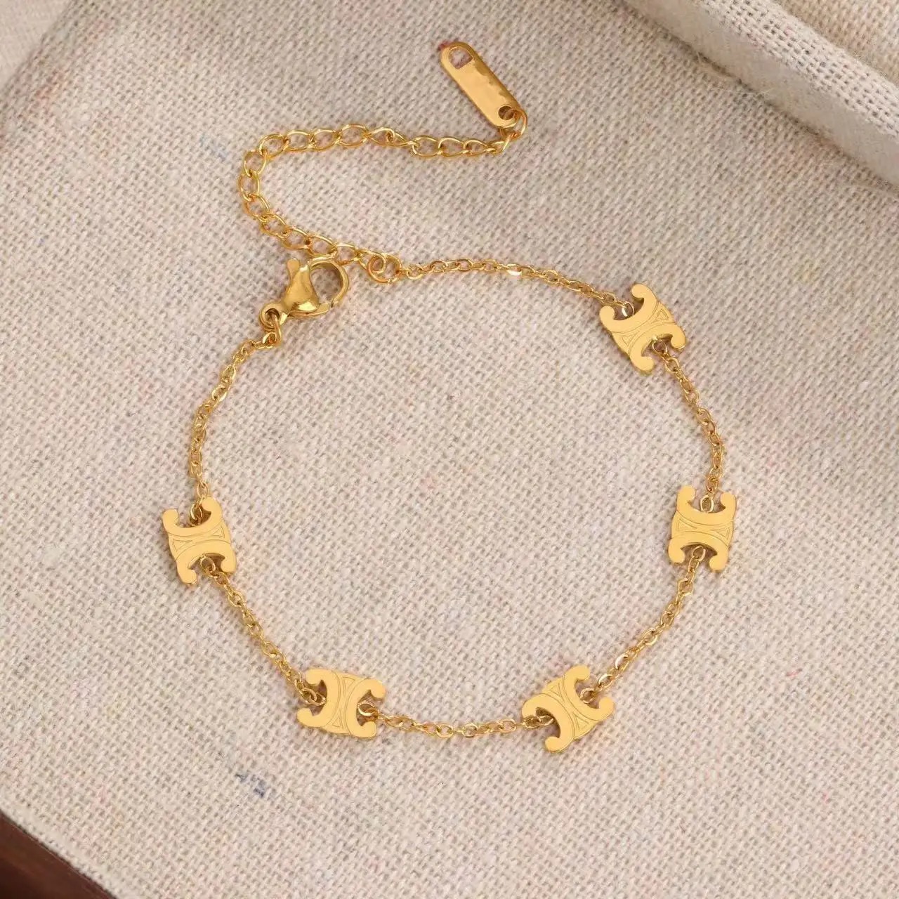 Elegant All Around Ce Charms Bracelet