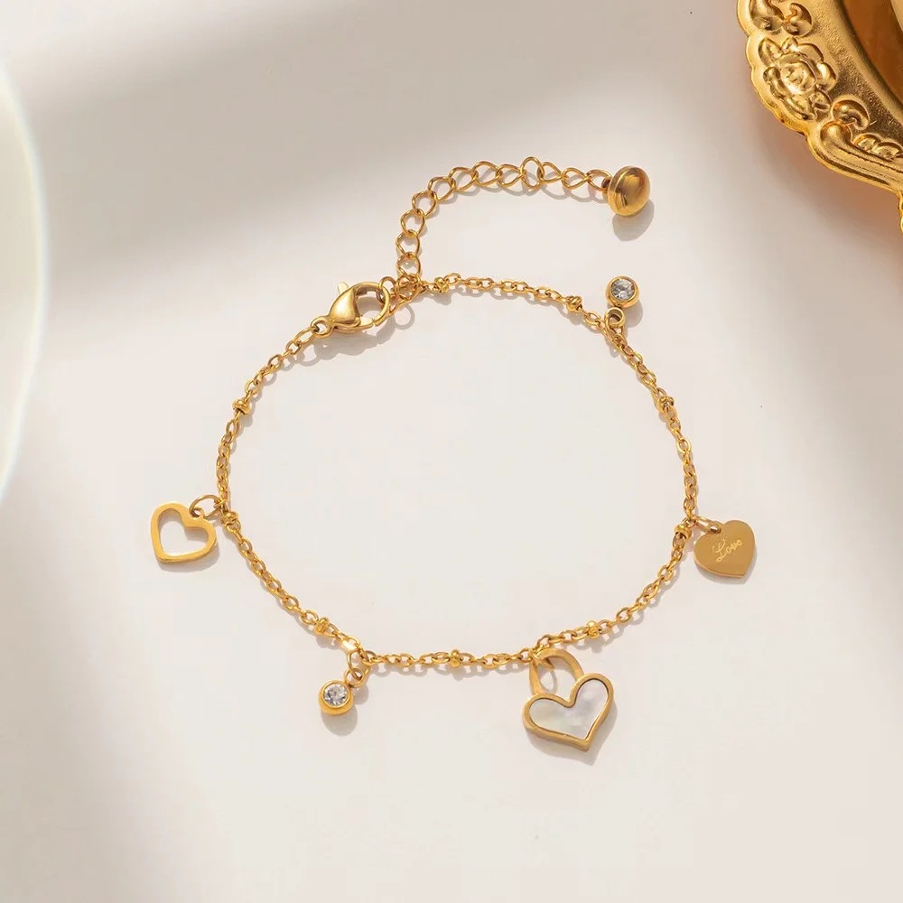 Heart Charm Bracelets