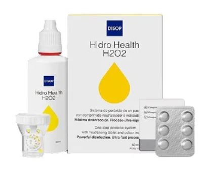Hidro Health H2 O2 Peroxido con Vitamina B2 60 ml +6 Comprimidos Disop 
