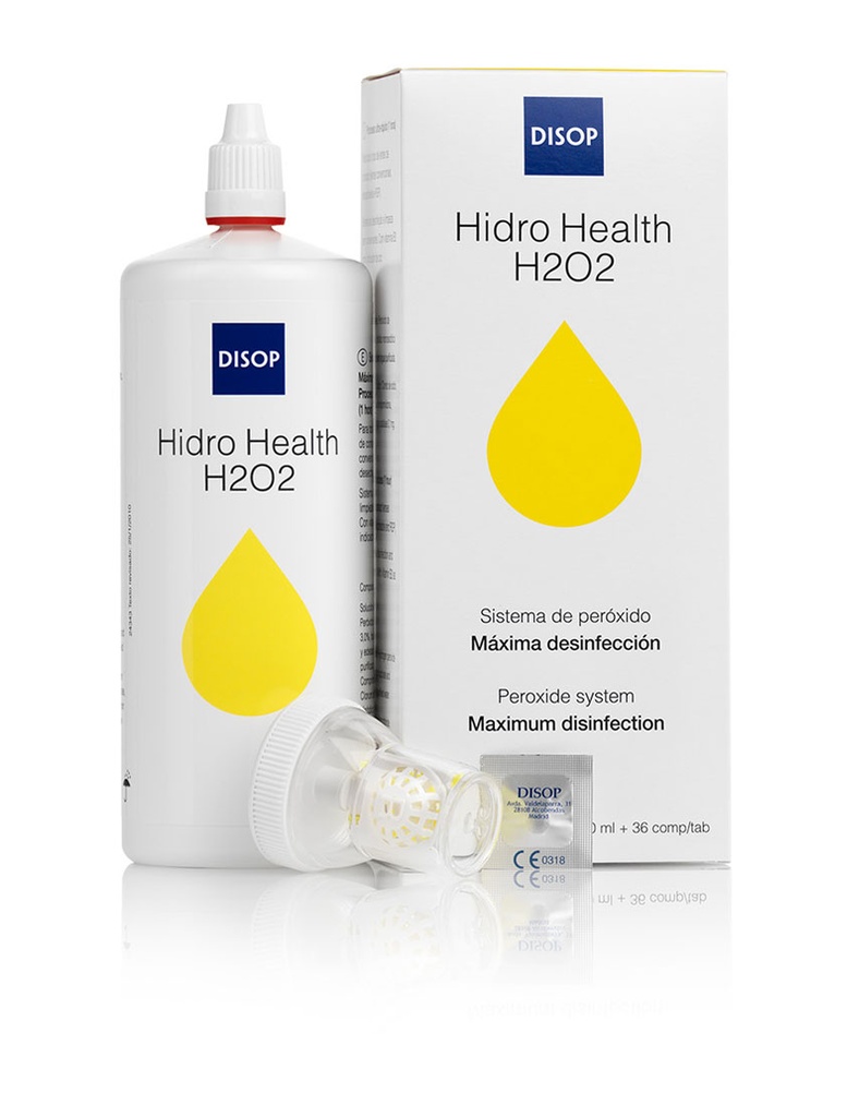 Hidro Health H2 O2 Peroxido con Vitamina B2 360 ml + 36 Comprimidos Disop