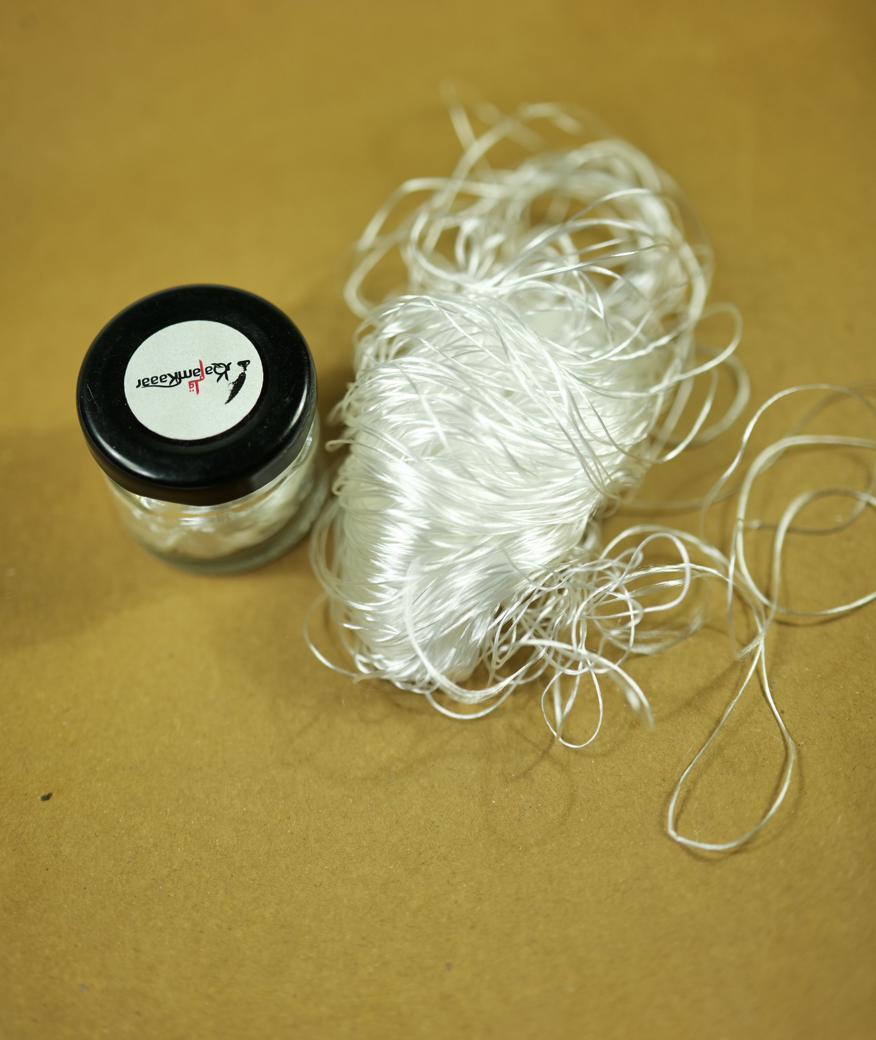 Qalamkaaar Silk Likka with Glass Ink container