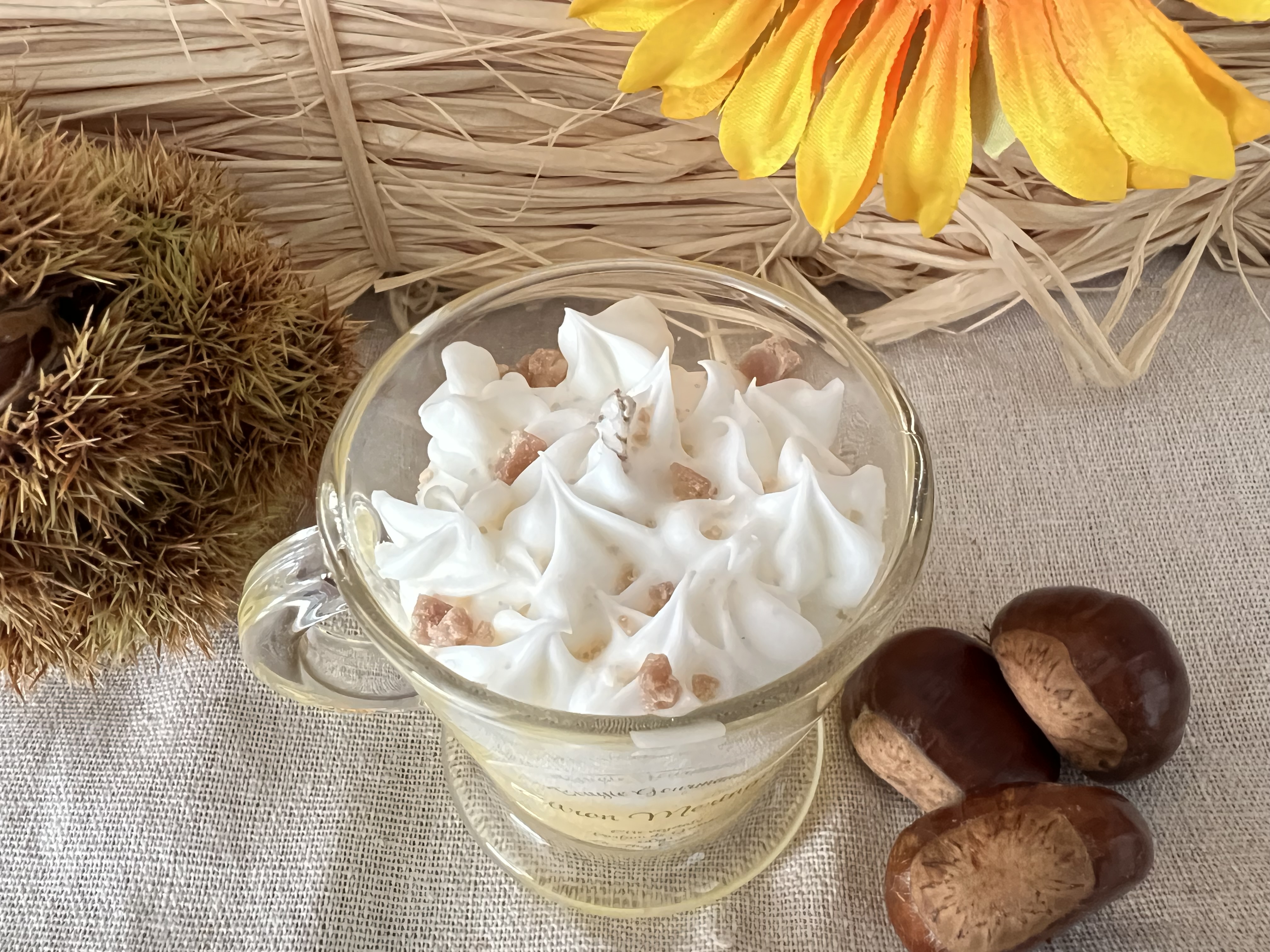 Mini Bougie Gourmande parfumée Citron Meringué