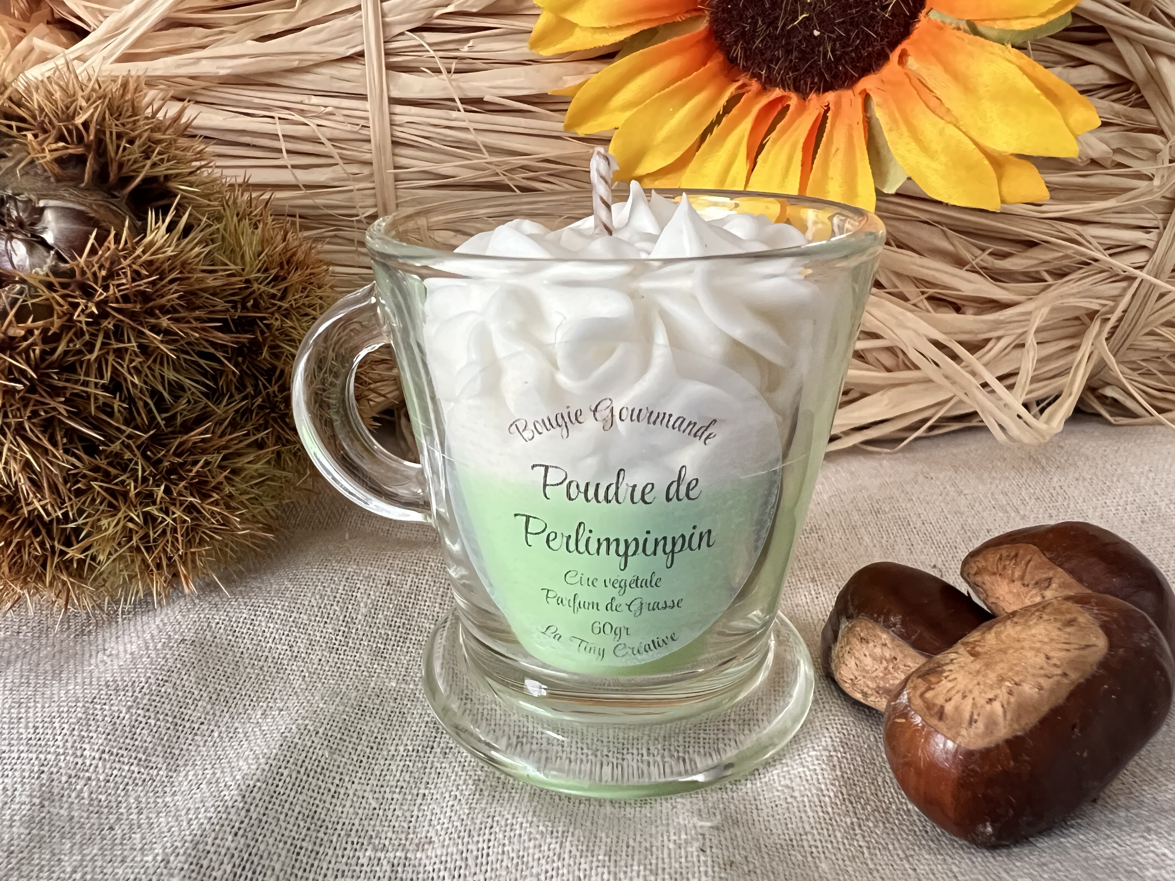Mini Bougie Gourmande parfumée Poudre de Perlimpinpin