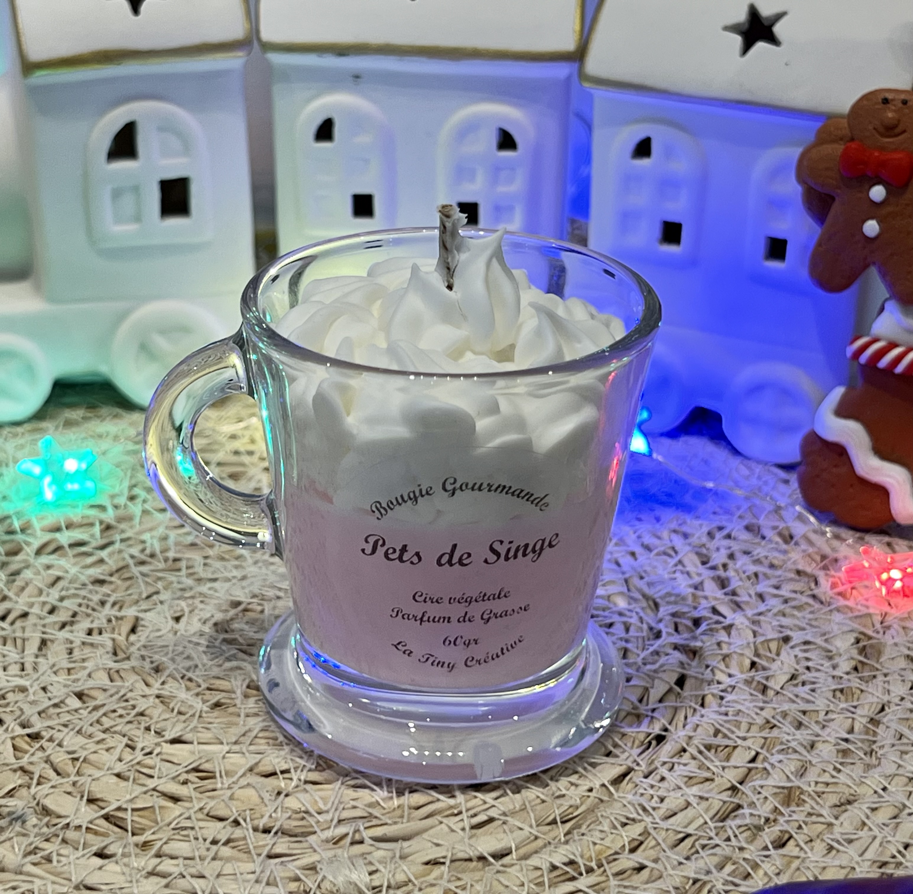 Mini Bougie Gourmande parfumée Pets de Singe