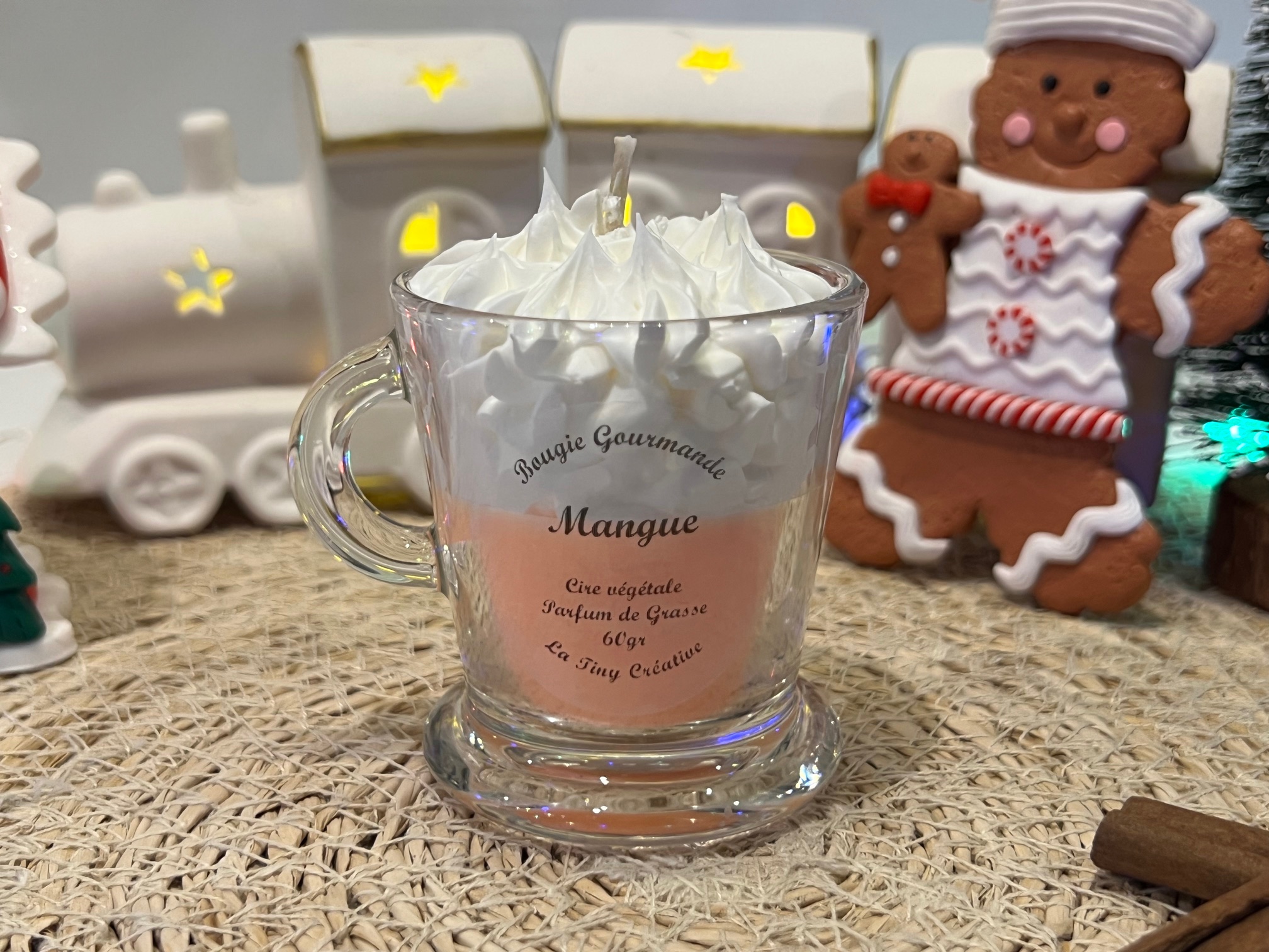 Mini Bougie Gourmande parfumée Mangue