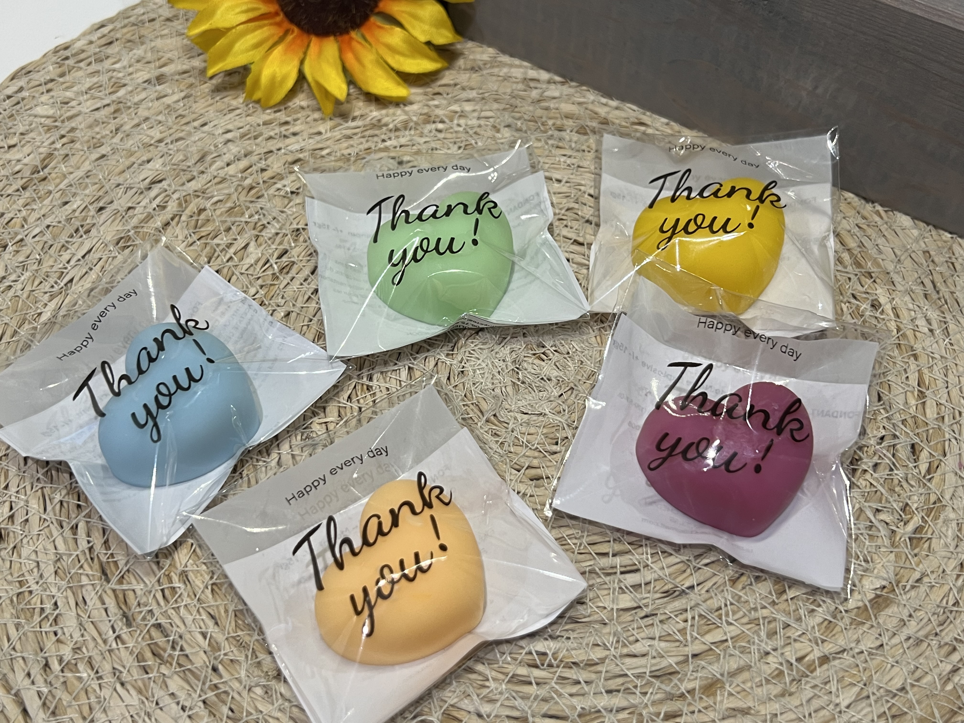 Fondant parfumé smiley