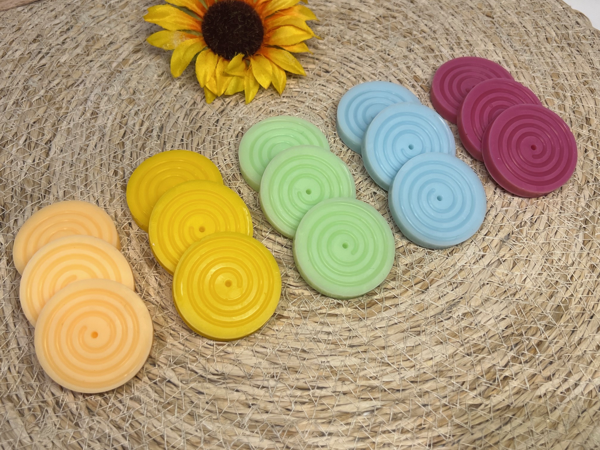 Fondant parfumé rond