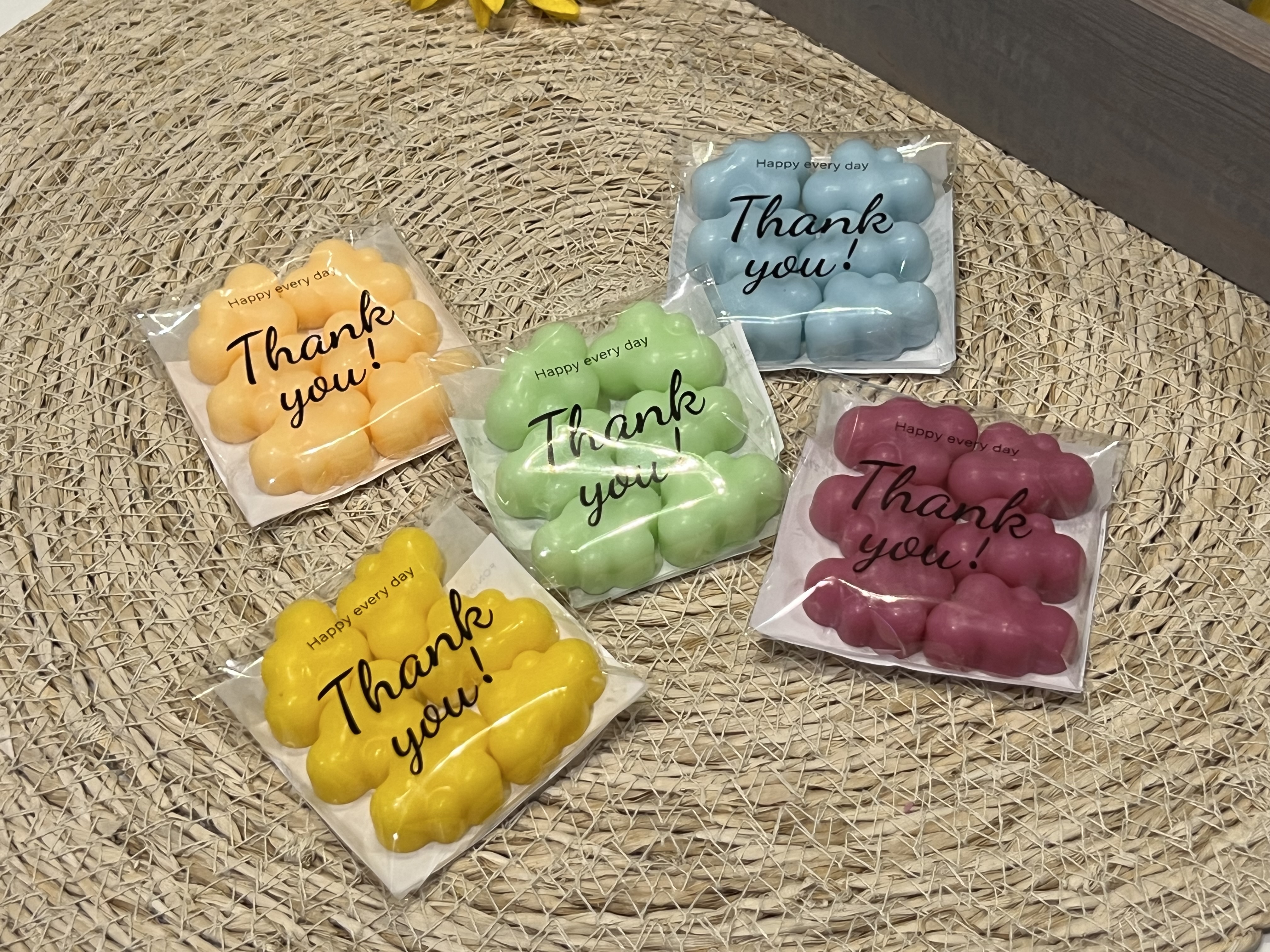 Lot de 6 mini Fondants parfumés Nuages