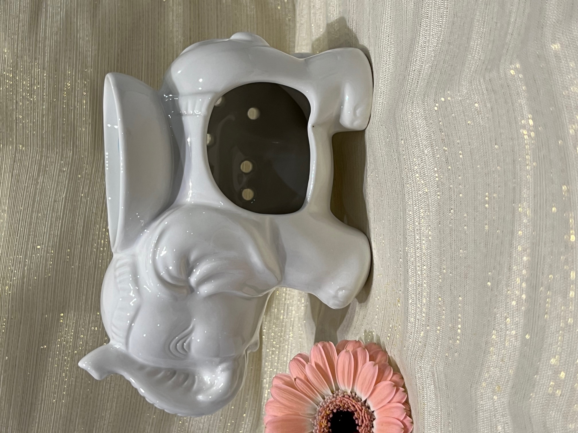 Brûle Parfum Eléphant en céramique