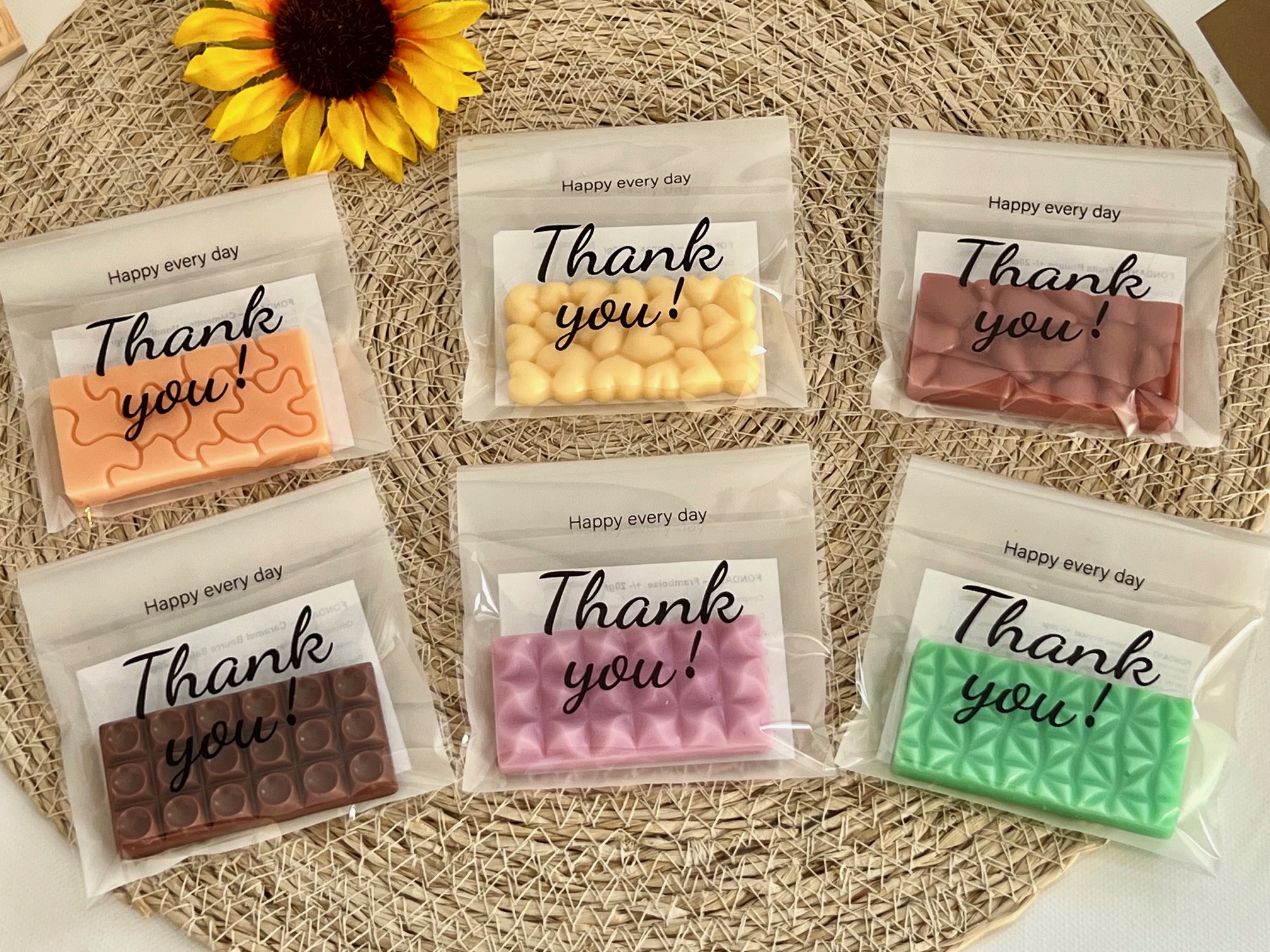 Fondant parfumé mini tablette 20g