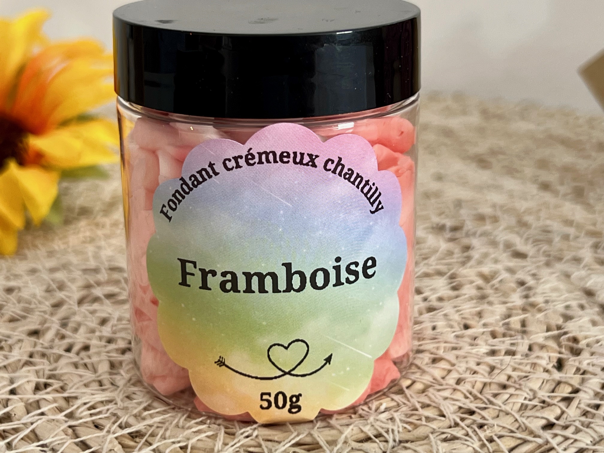 Fondant crémeux chantilly