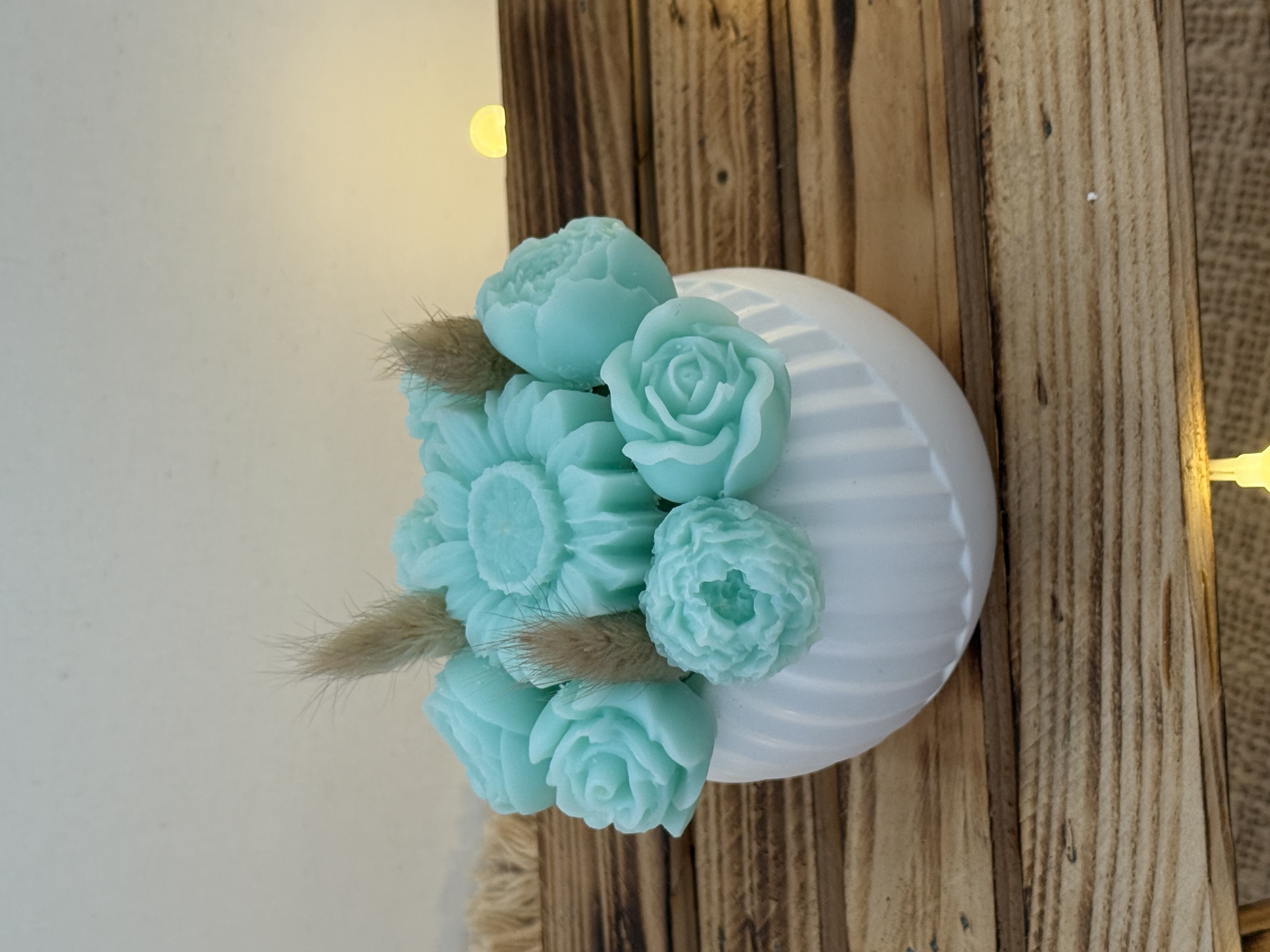 Mini Bouquet de fondants parfumés en pot céramique