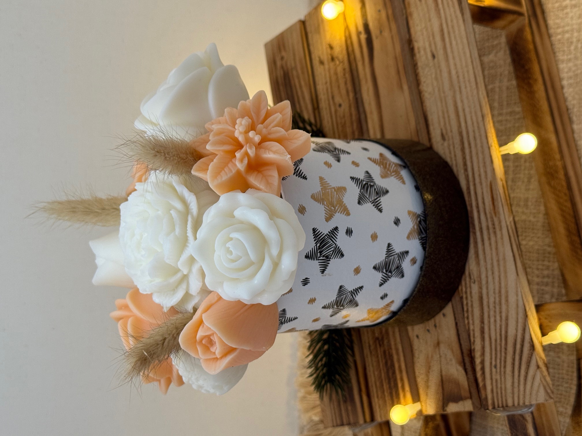 Bouquet de Fondants parfumés avec pot