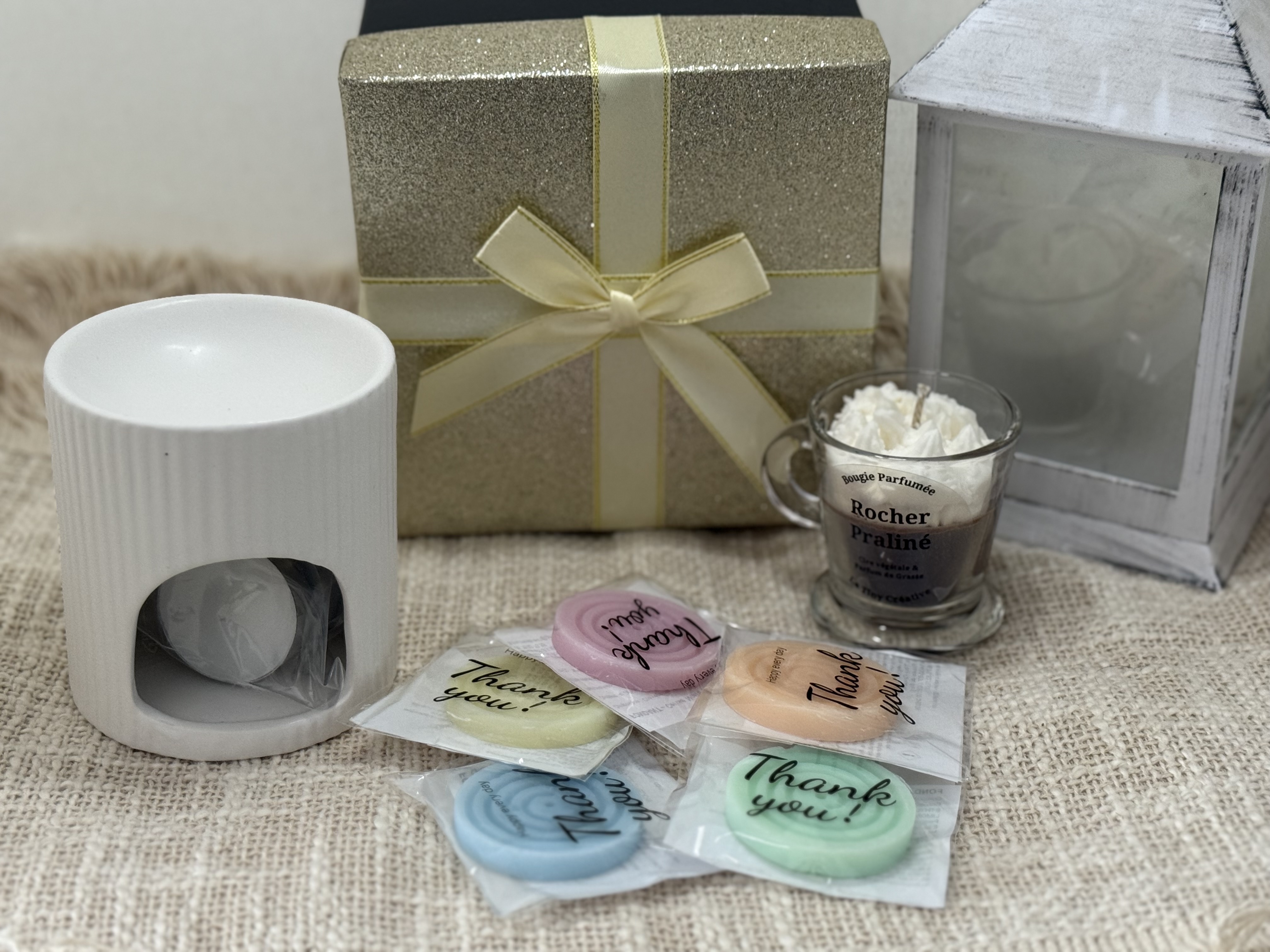 Box découverte bougie, fondants et brûle parfum