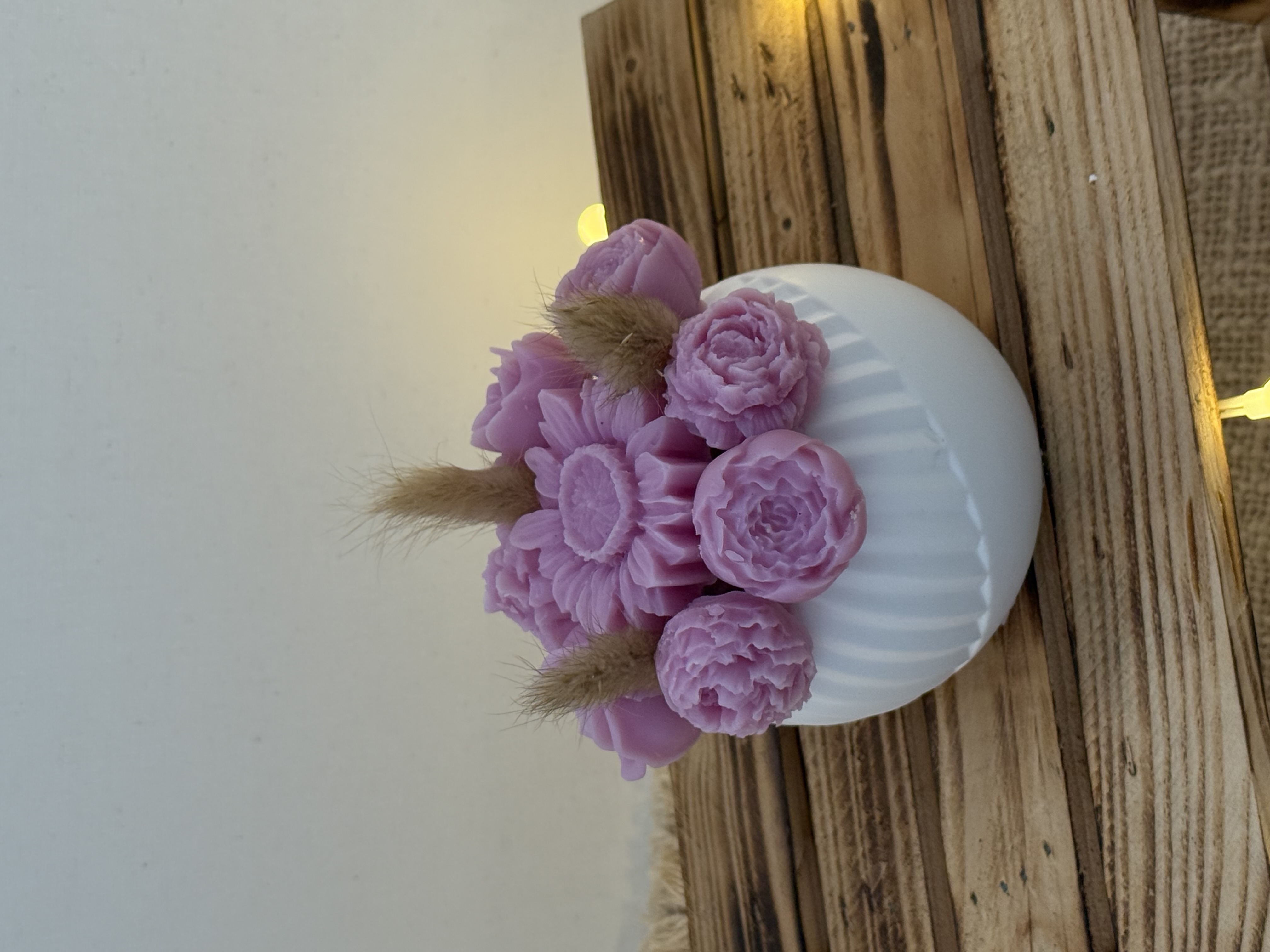 Mini Bouquet de fondants parfumés en pot céramique
