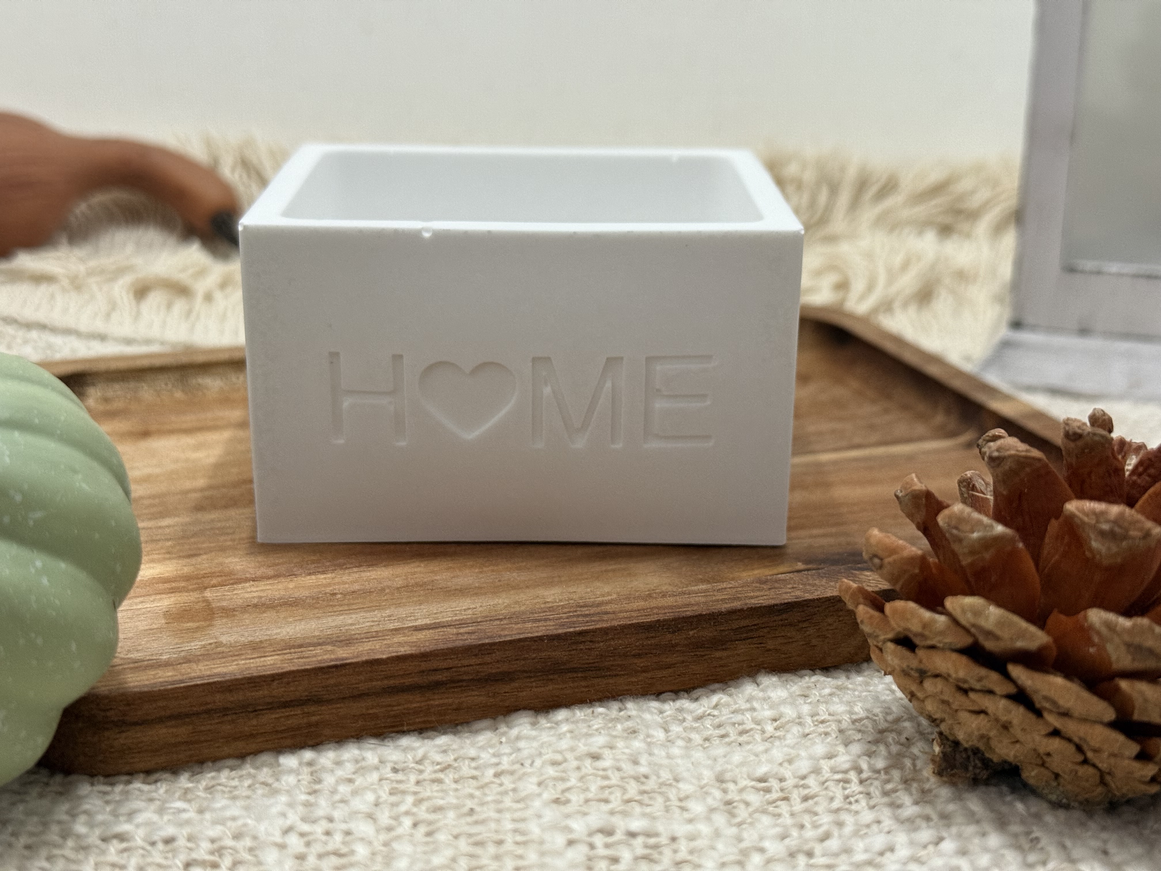 Pot blanc 'HOME'