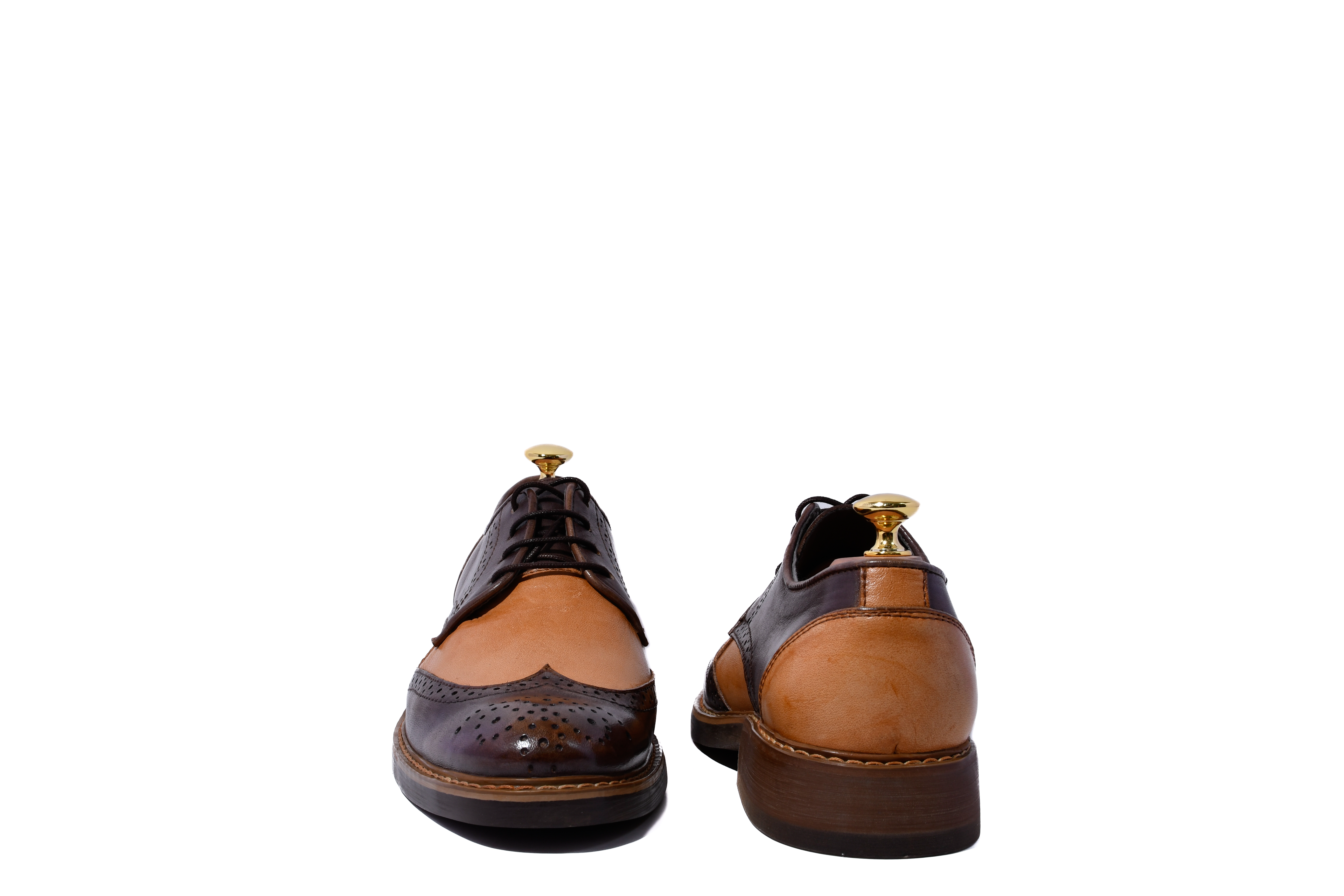 Zapato Oxford clásico de dos tonos