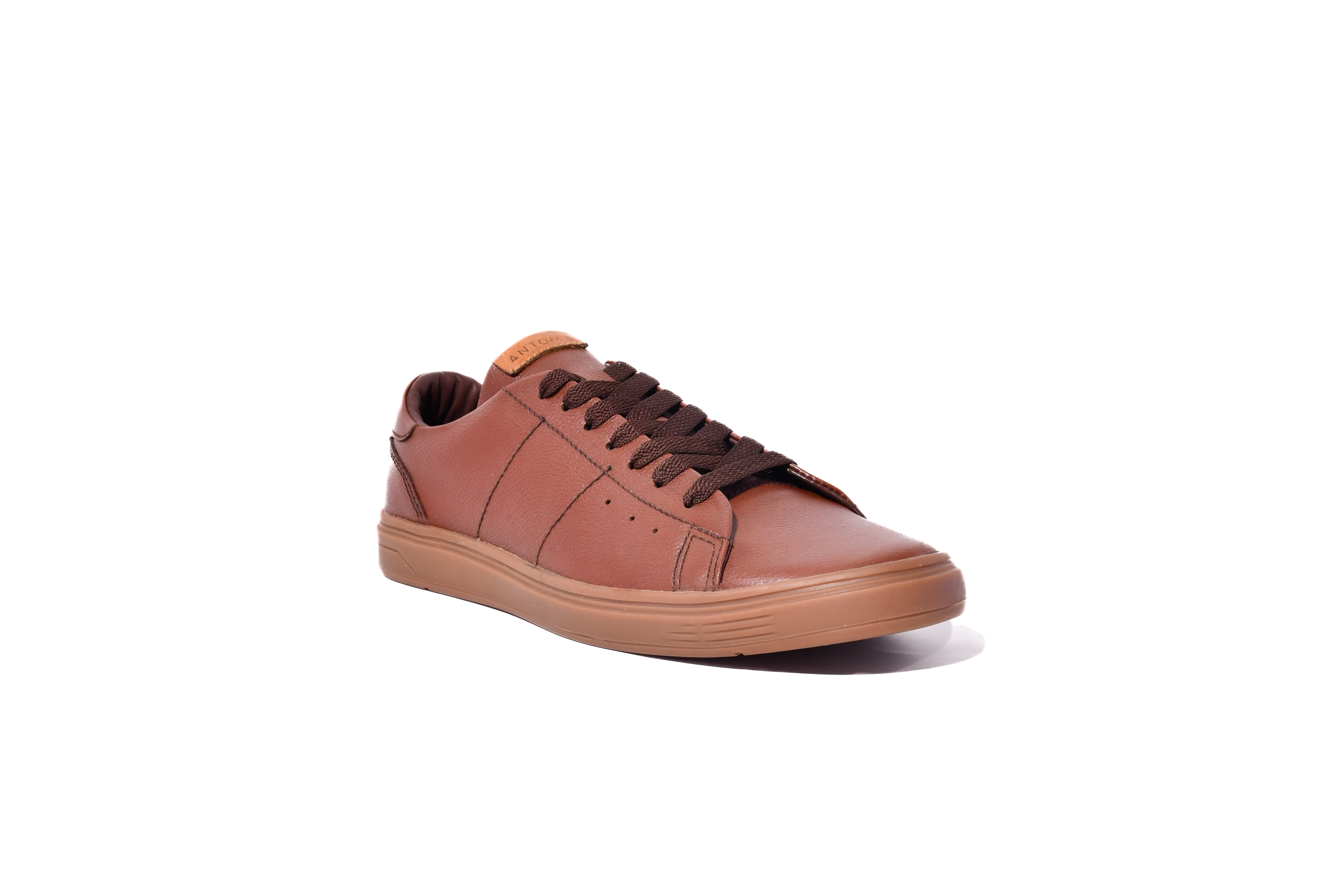 Zapatos de cuero marrón