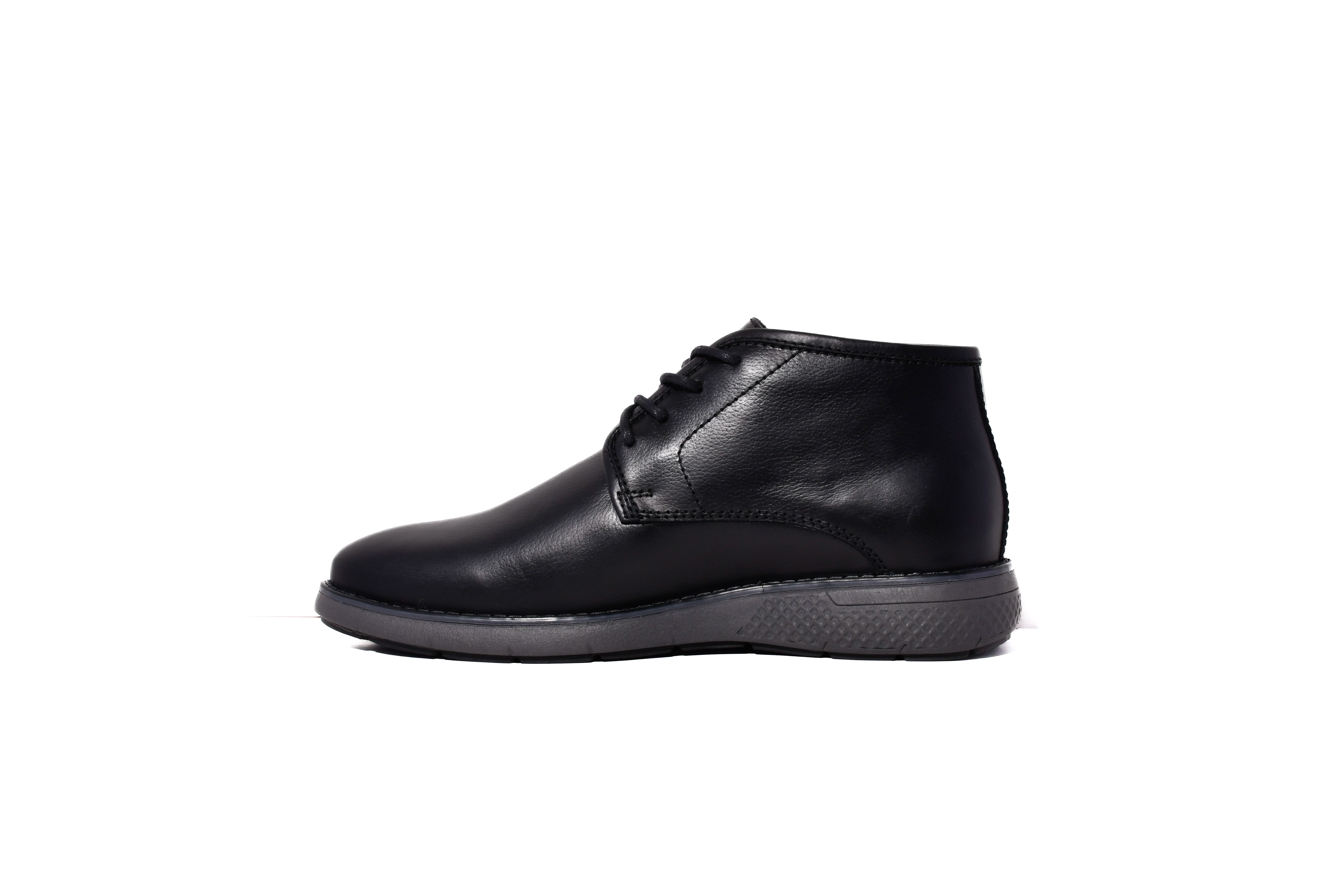 Zapato de cuero negro