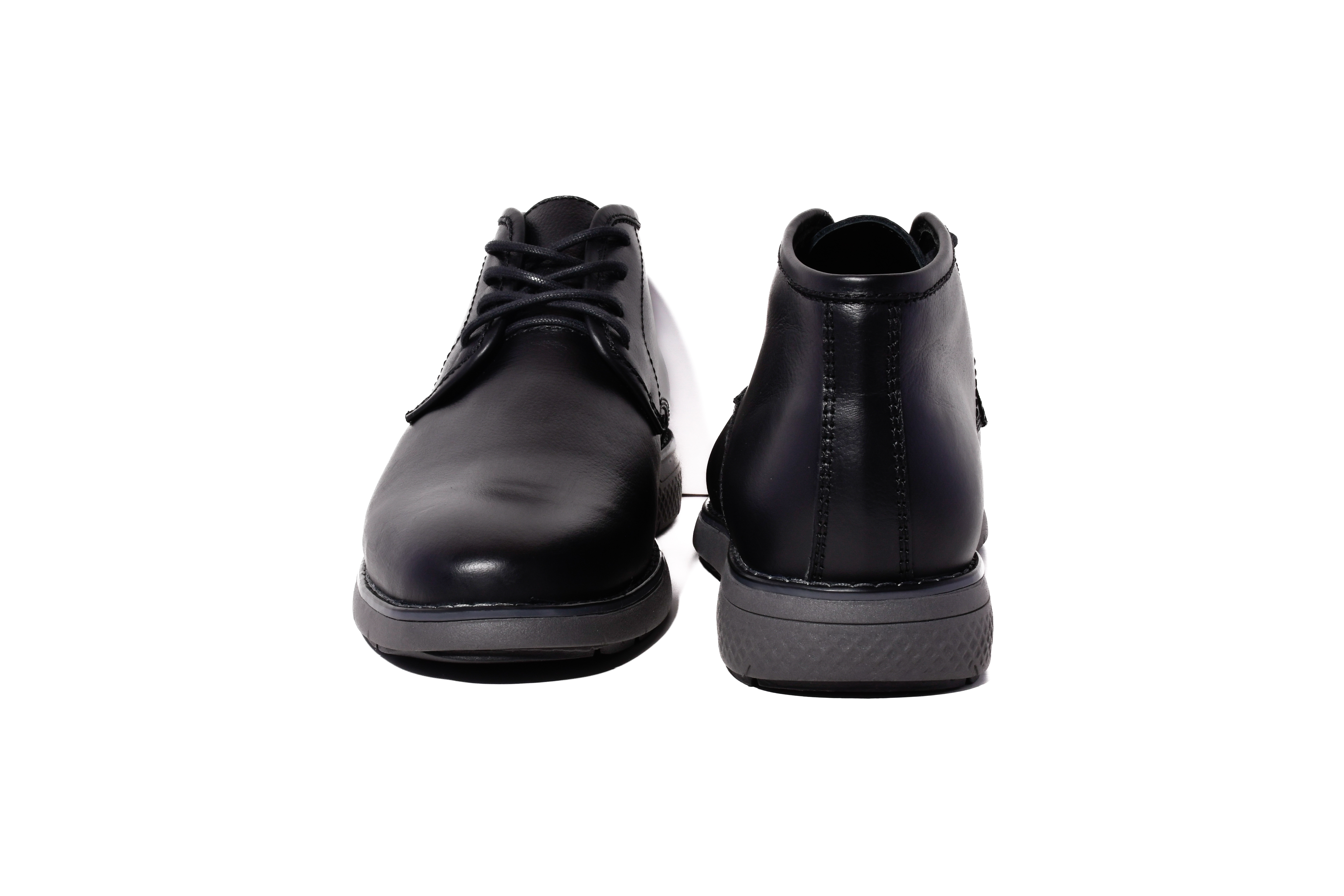 Zapato de cuero negro