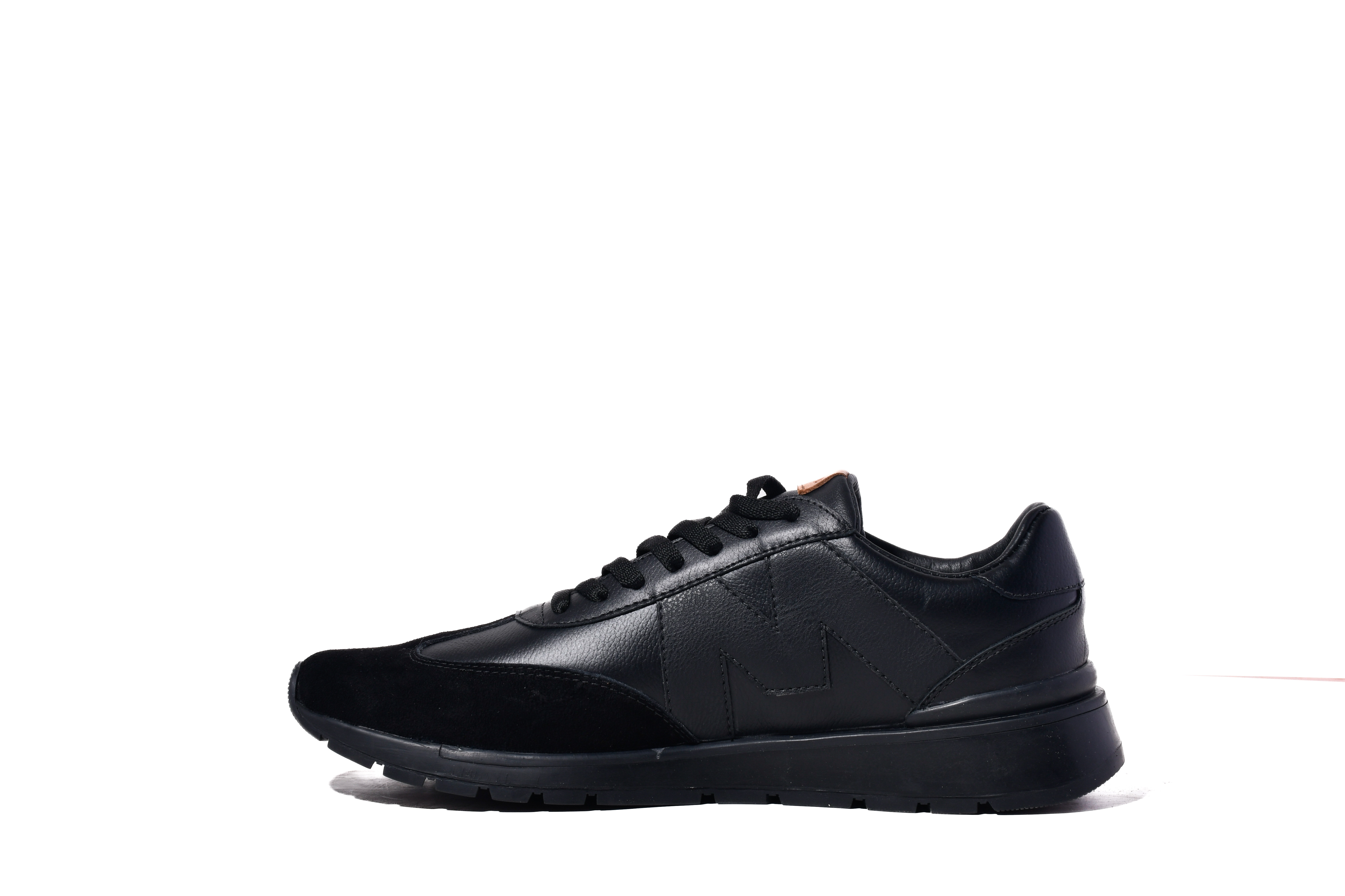 Zapatillas con Gamuza deportivas negras