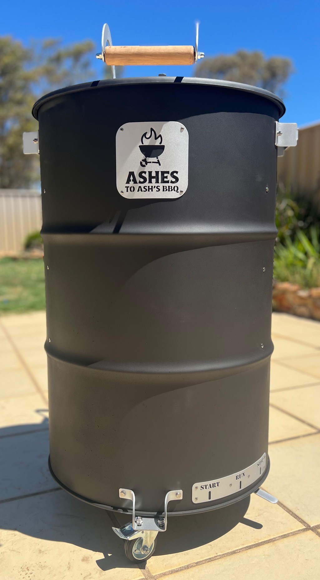 Drum smoker - Upcycled drum