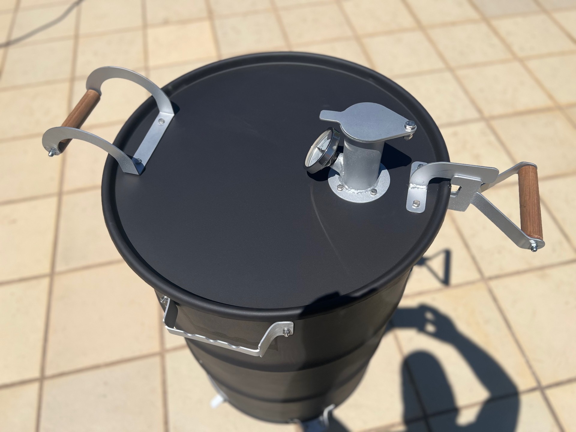 Drum smoker - Upcycled drum