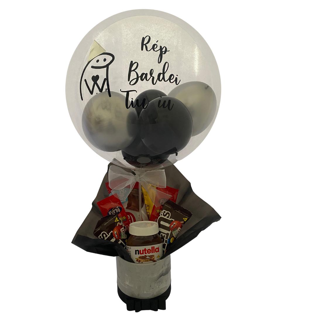 Box Guloseimas Nutella Flork Preto