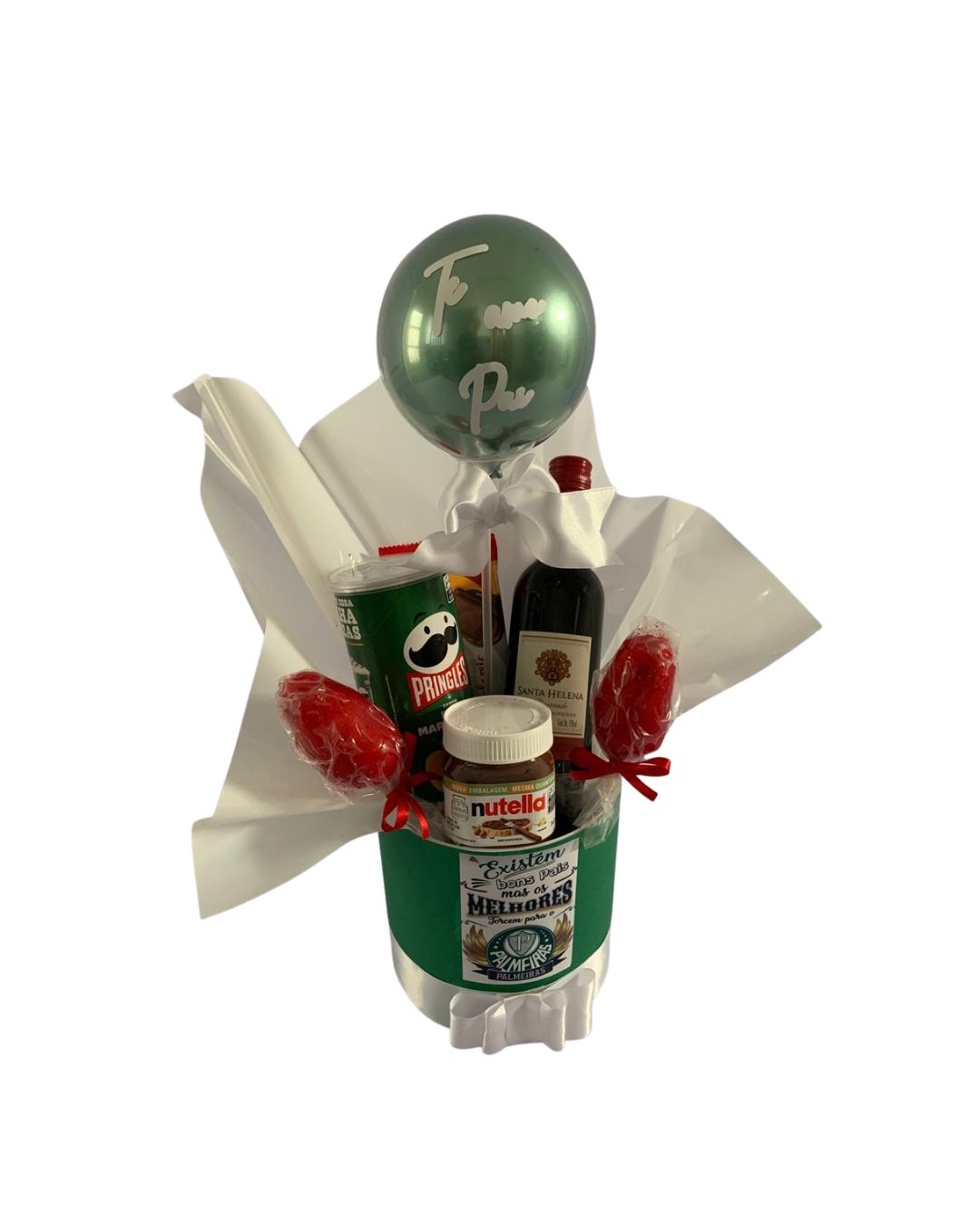 Box de Guloseimas Grande Te Amo Pai Palmeiras