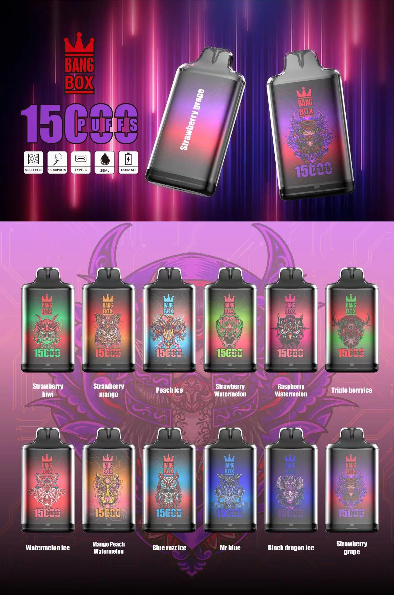 Bang box 15000 Puffs