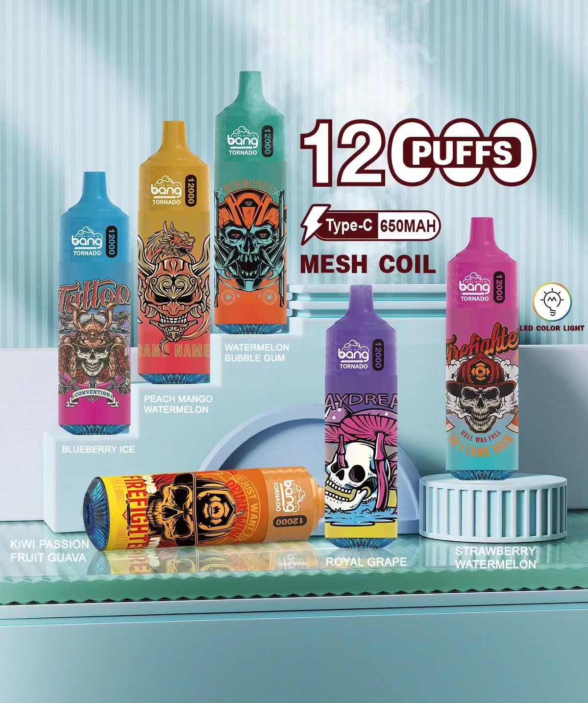  Bang Tornado MESH COIL 12000 Puffs